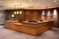 Reception area