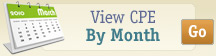 Monthly CPE calendar