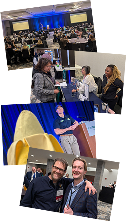 collage of photos from the event