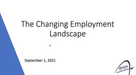 The Changing Employment Landscape