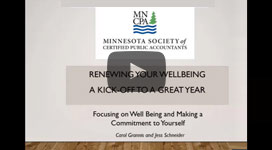 Renewing Your Well-Being in This Difficult Time: Well-Being for Yourself (Webinar)